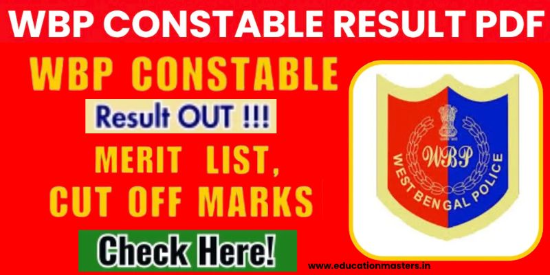 West Bengal Police (WBP) Constable Result